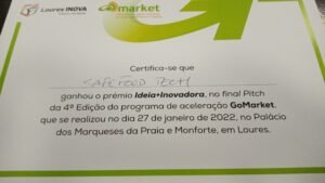 Projeto apoiado pelo IBCI ganha prêmio de Ideia+Inovadora em Loures Portugal.